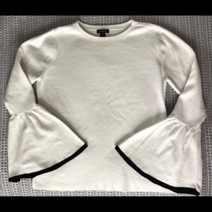 Halogen bell sleeve sweater.